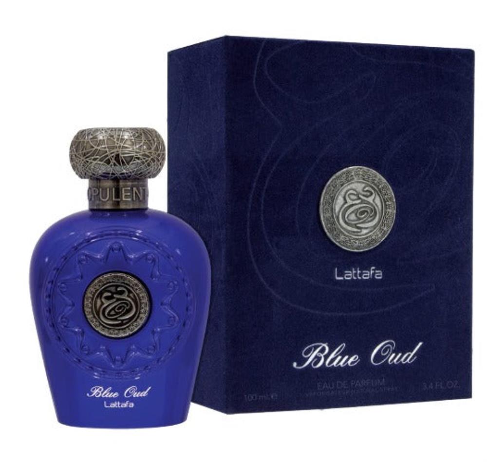 Lattafa Blue Oud Eau De Parfum lattafa 3.4 Oz