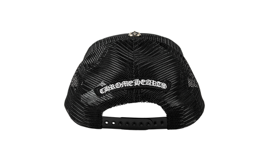 "Fuck" Trucker Hat "Silver Cross Ball - Black" CHRM1629